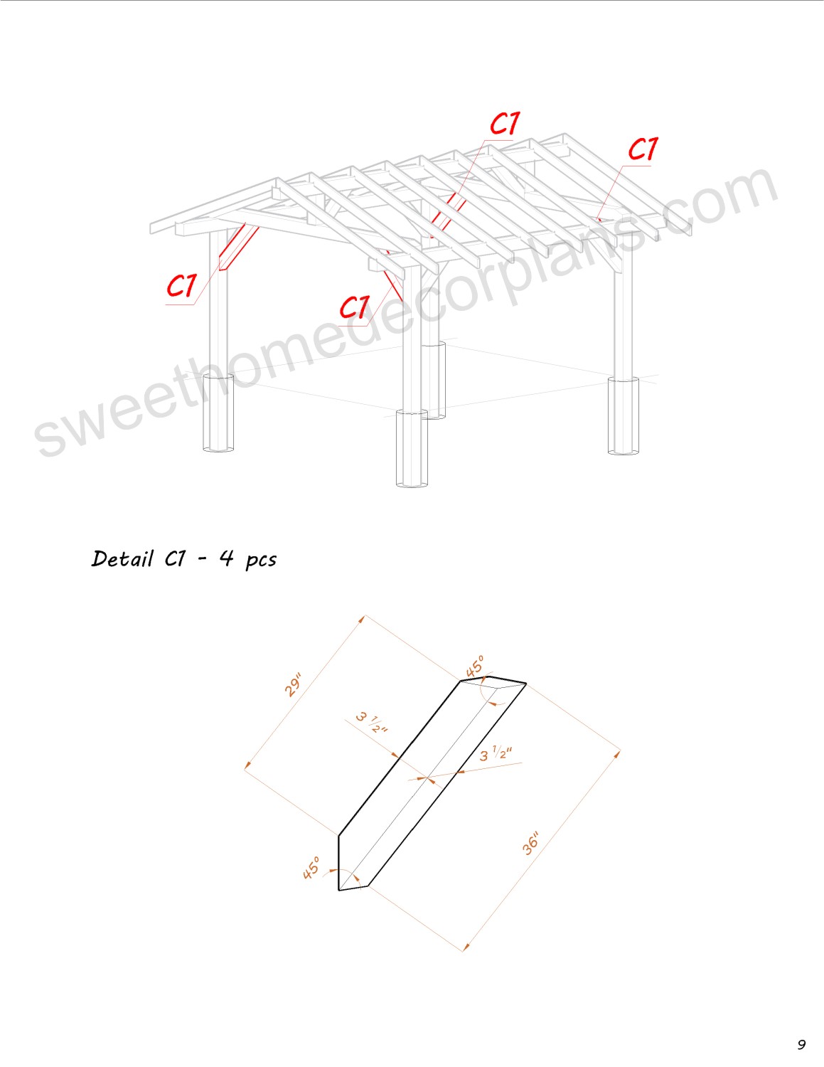 Cutting-and-drilling-diagram-wooden-10-x-12-gable-pavilion-plans-in-pdf