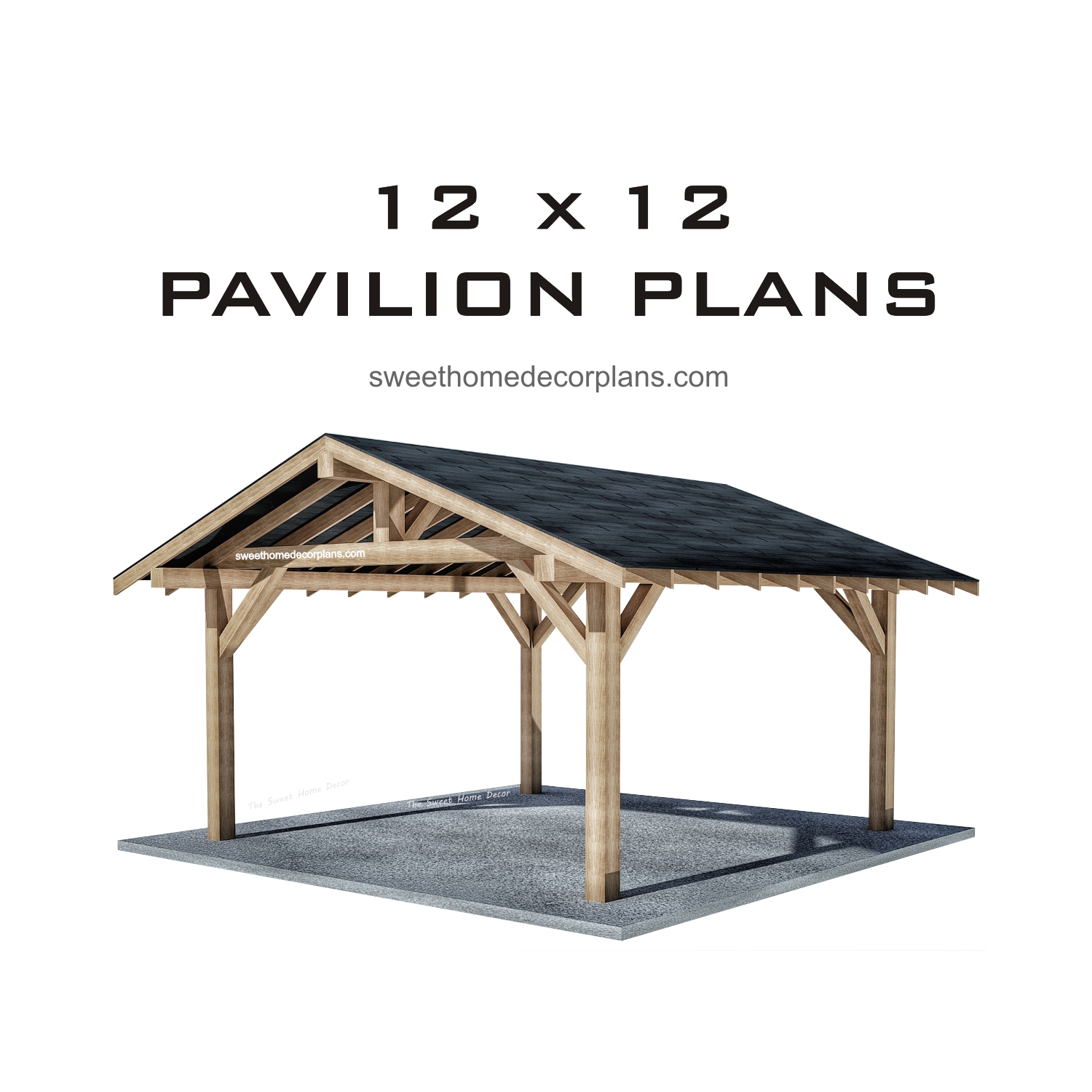 Diy-wooden-12-x-12-gable-pavilion-plans-in-pdf-for-outdoor