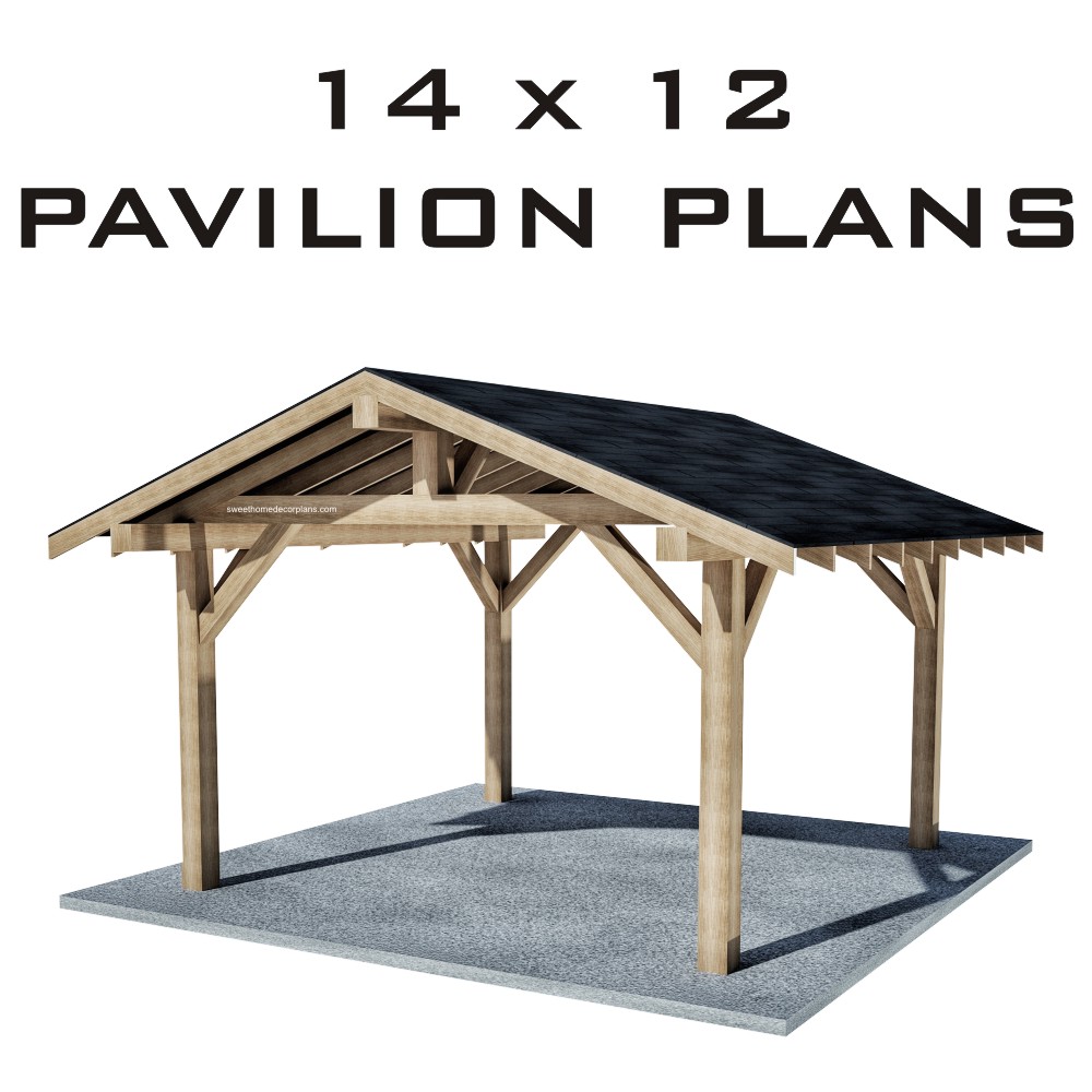 Diy-wooden-14-x-12-gable-pavilion-plans-in-pdf