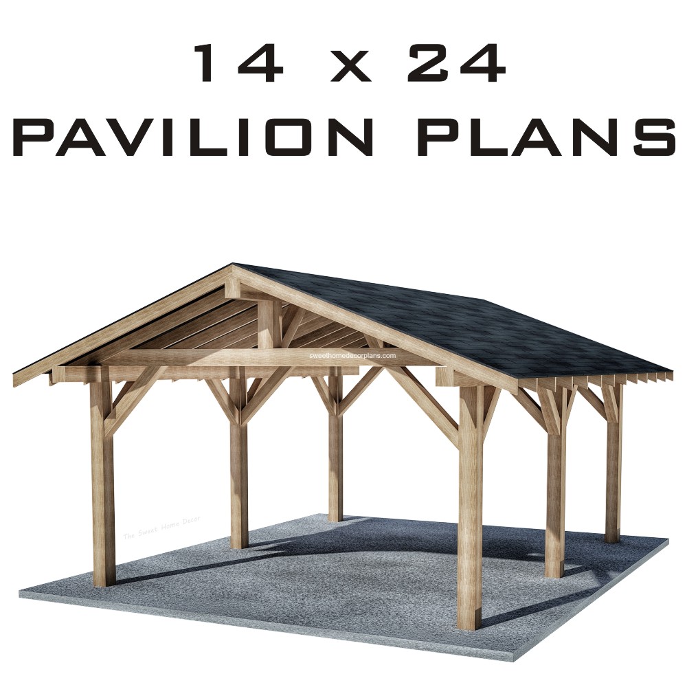 Diy-wooden-14-x-24-gable-pavilion-plans-in-pdf