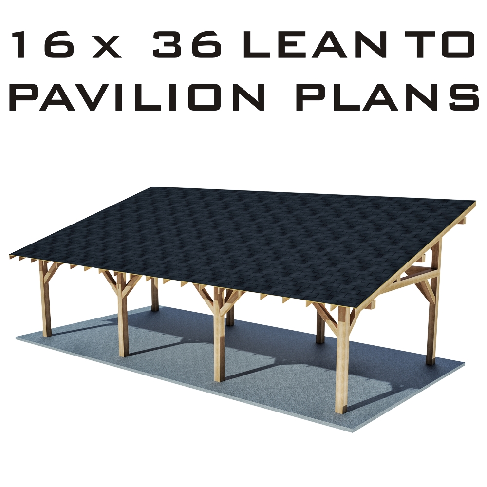 Diy-wooden-16-x-30-lean-to-pavilion-plans-in-pdf