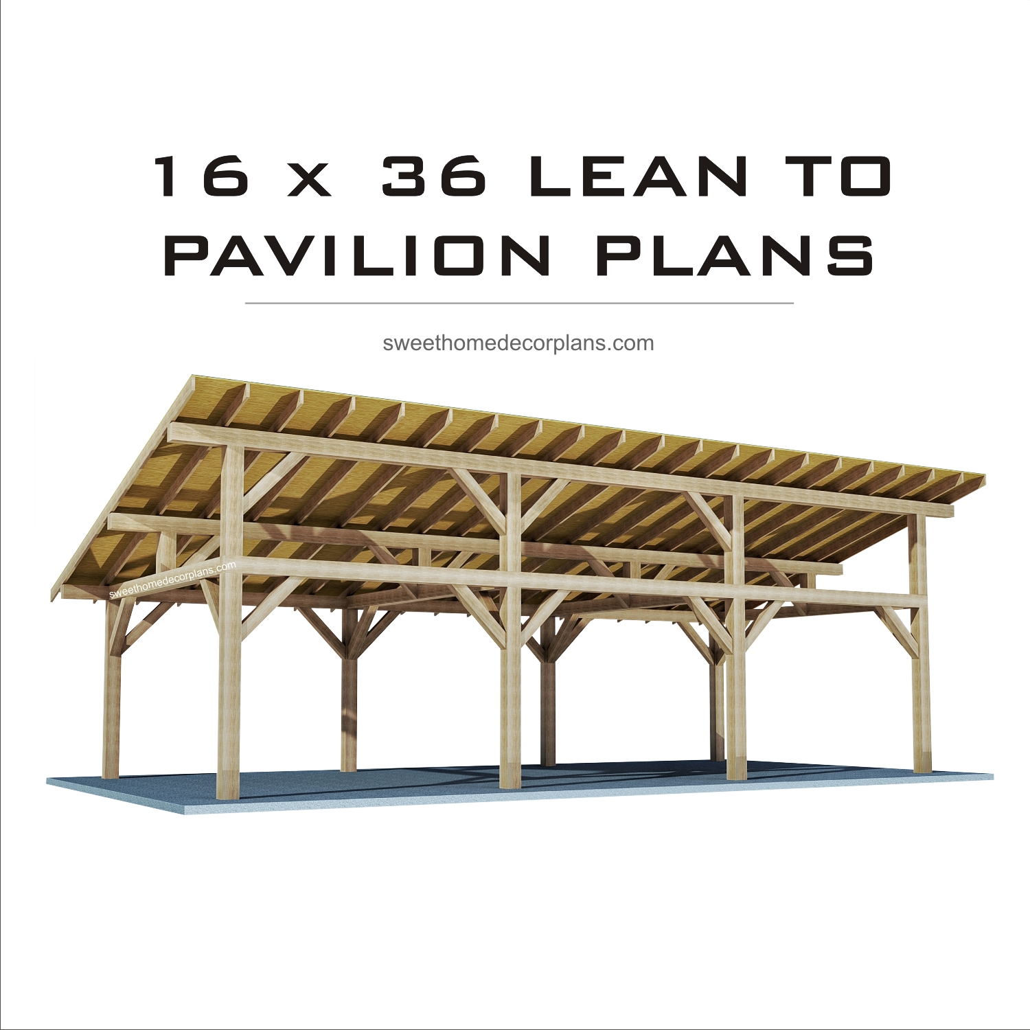 Diy-wooden-16-x-36-lean-to-pavilion-plans-in-pdf-for-backyard