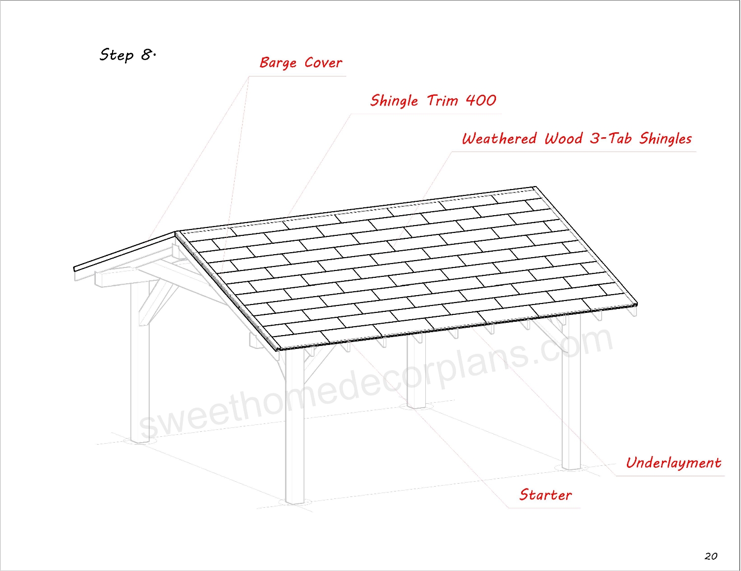 16-x-16-gable-pavilion-roof-plans-in-pdf-for-diy