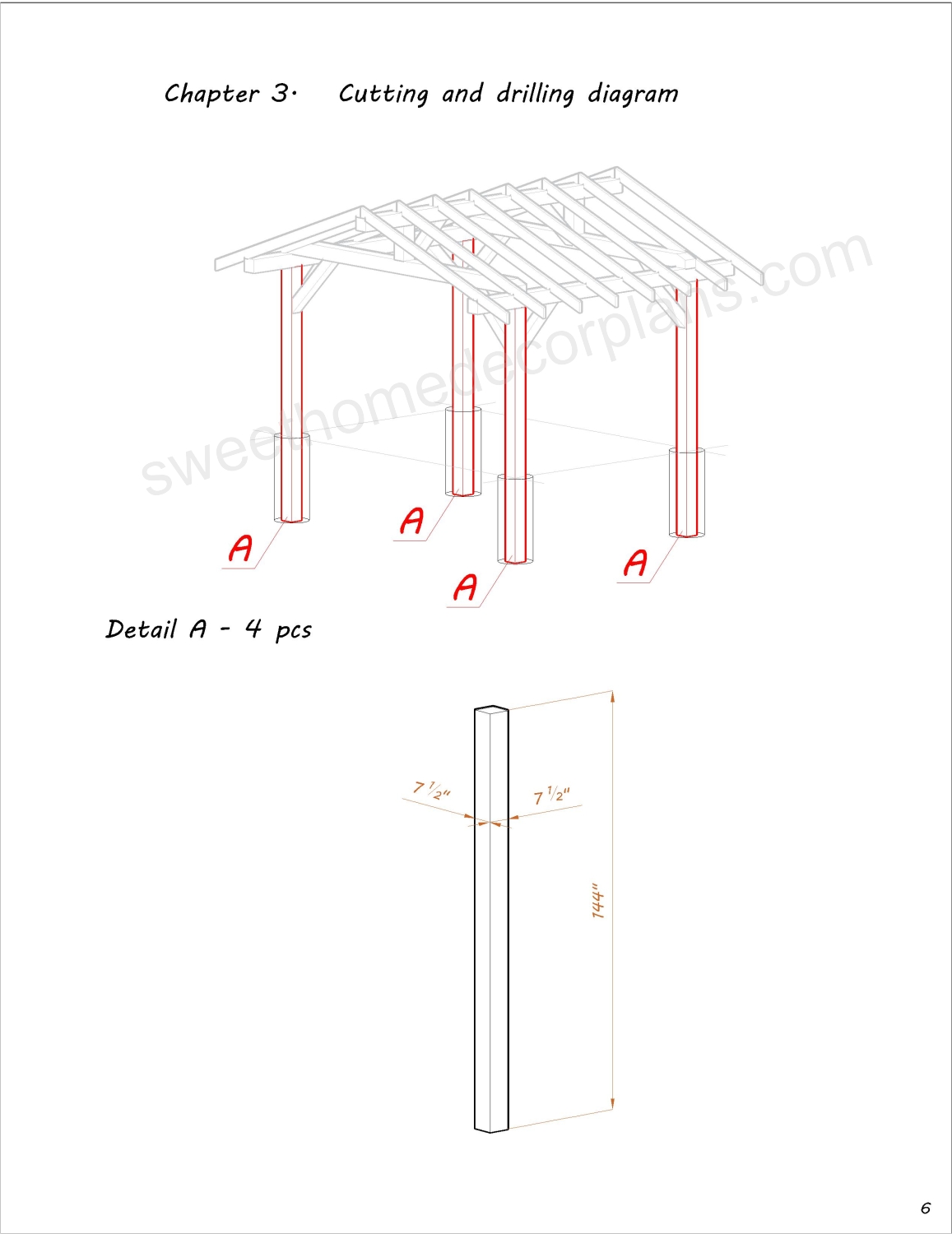 cutting-and-drilling-diagram-14-х-10-gable-pavilion-plans-in-pdf