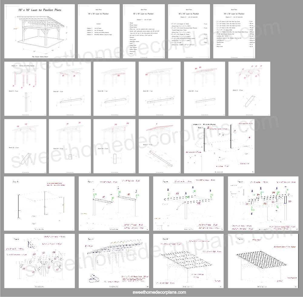 Diy-16-x-16-lean-to-carport-plans-in-pdf-for-outdoor