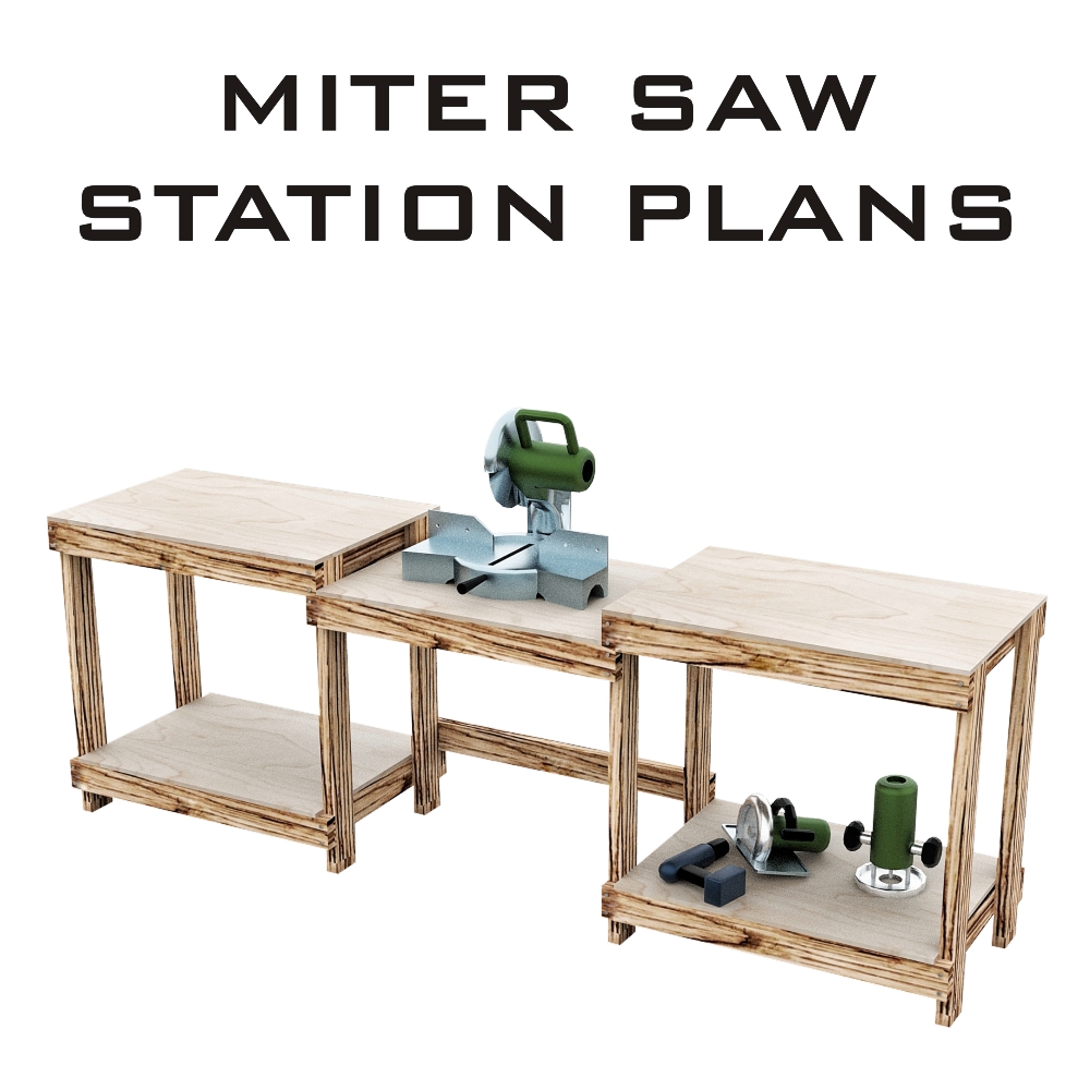 wooden-miter-saw-station-plans