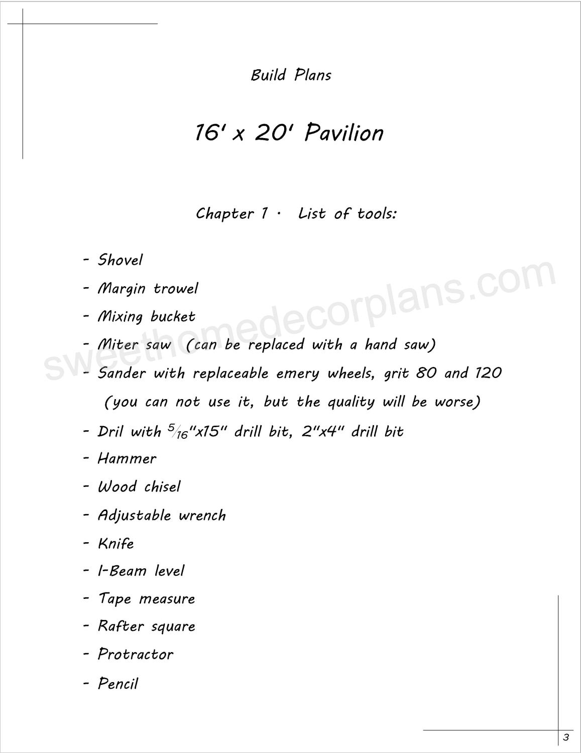 List-of-tools-16-х-20-gable-gazebo-plans-in-pdf