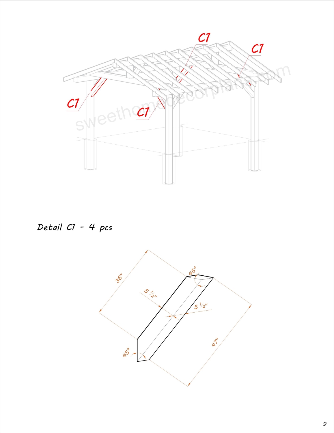 Diy-14-х-14-gable-pavilion-plans-carport-gazebo-in-pdf