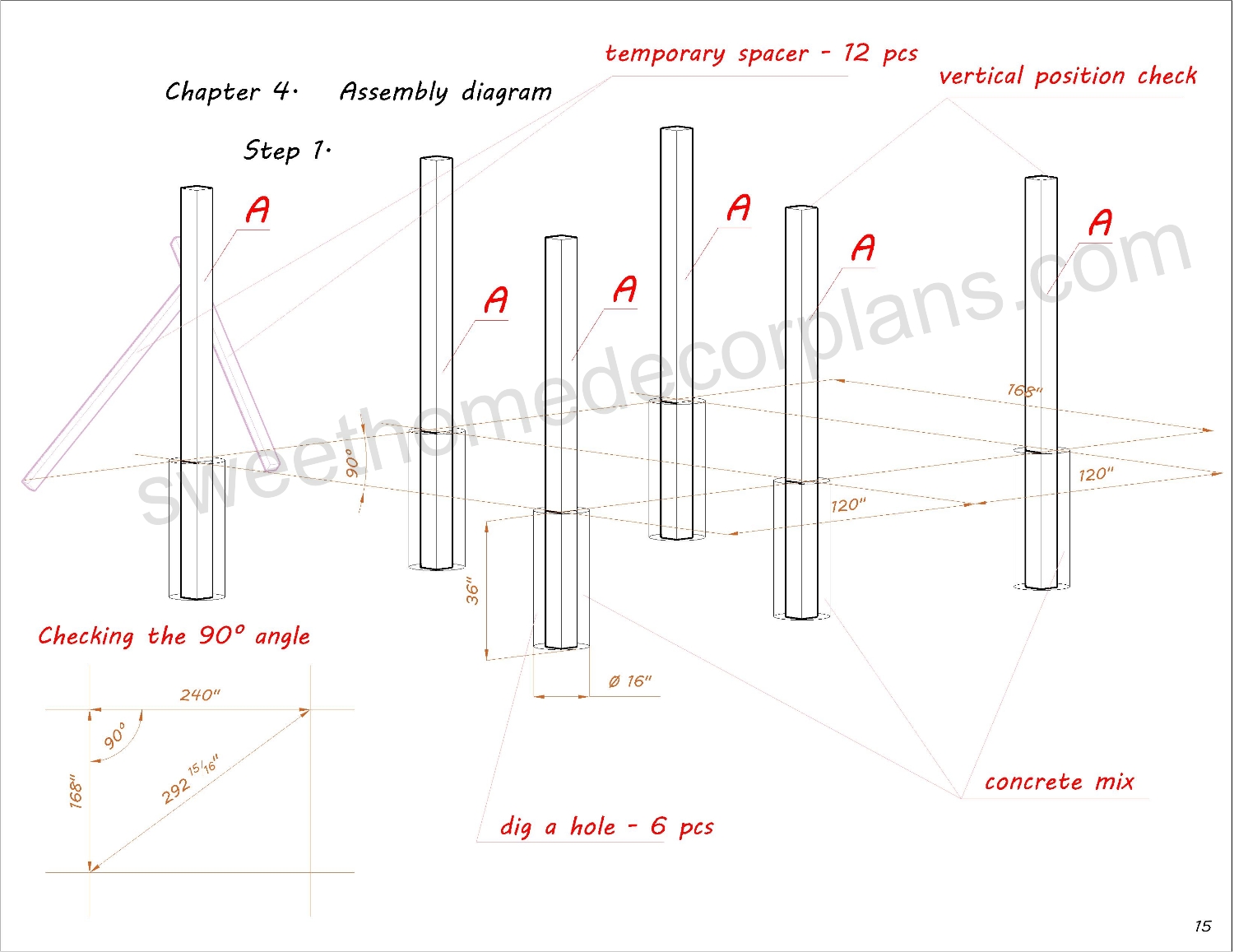 Assembly-diagram-wooden-14-х-20-gable-pavilion-plans-in-pdf-for-diy