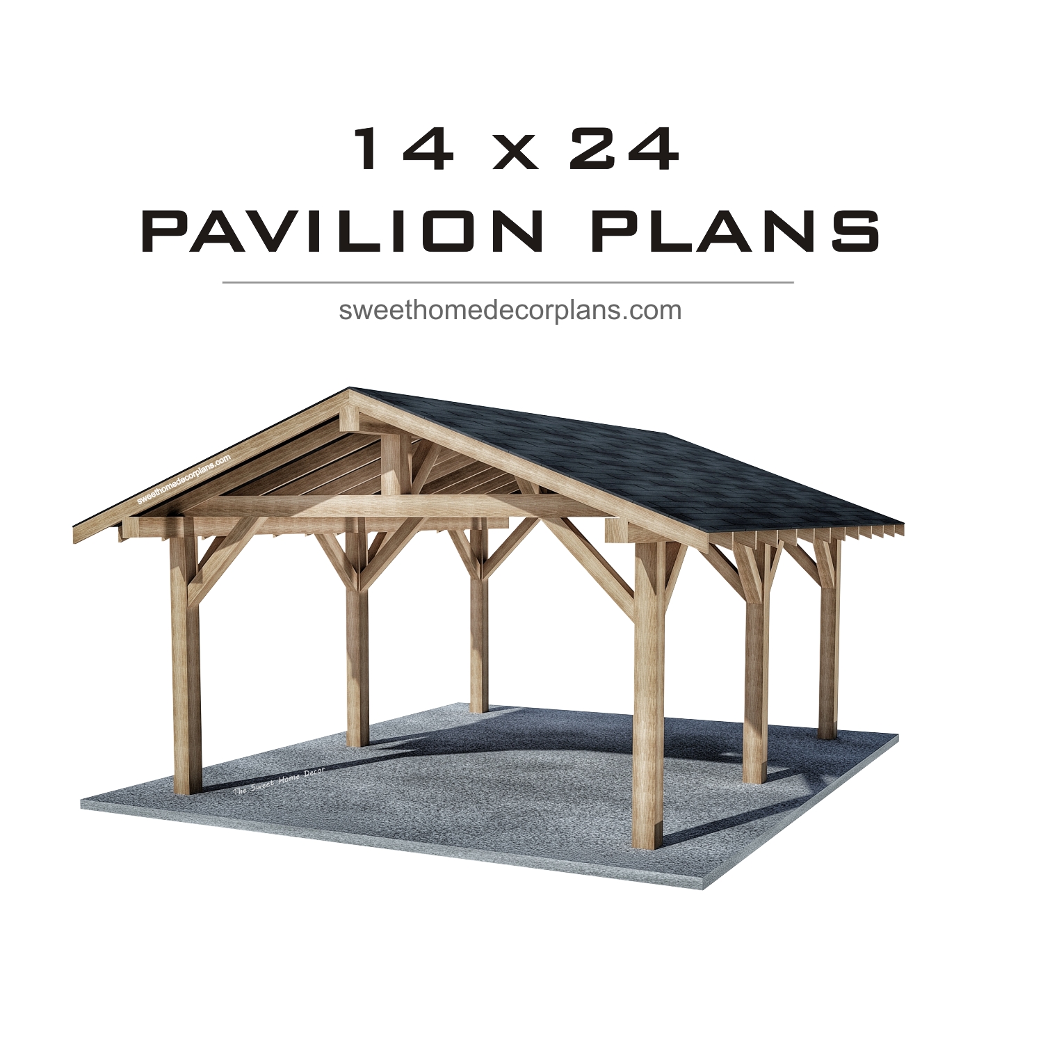 Diy-14-х-24-gable-pavilion-plans-in-pdf-gazebo
