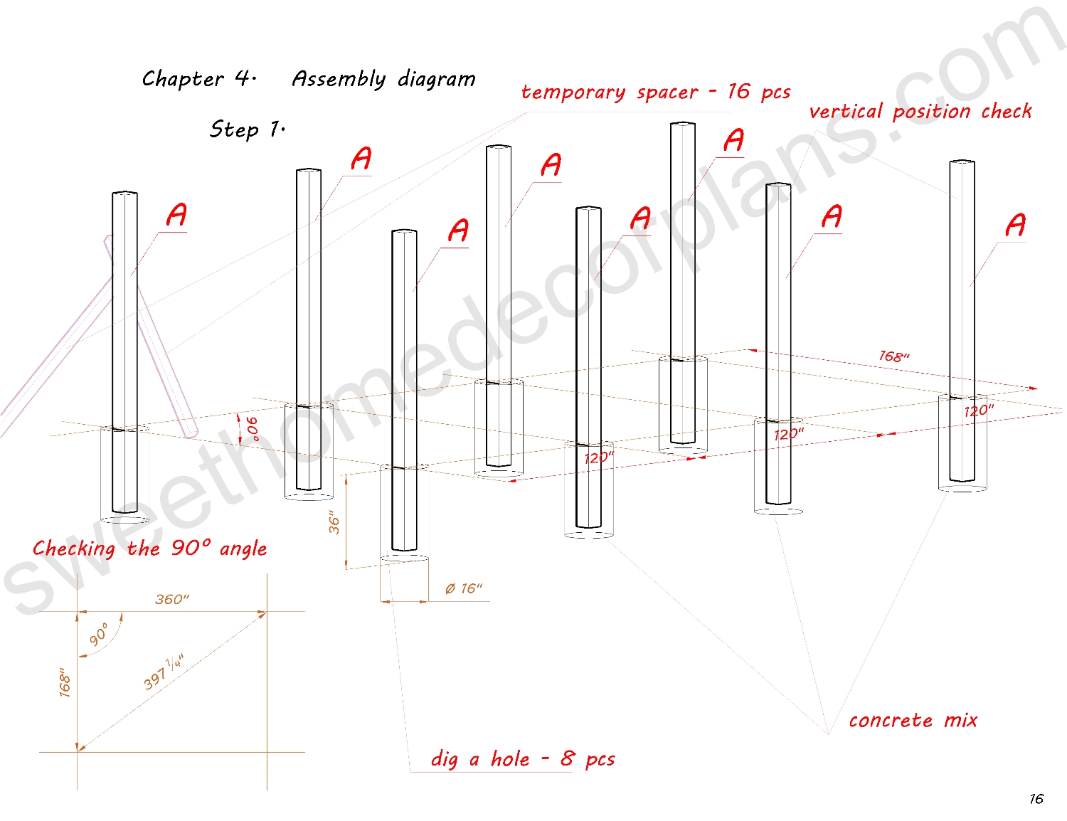 Assembly-diagram-wooden-14-х-30-gable-pavilion-plans-in-pdf-for-diy