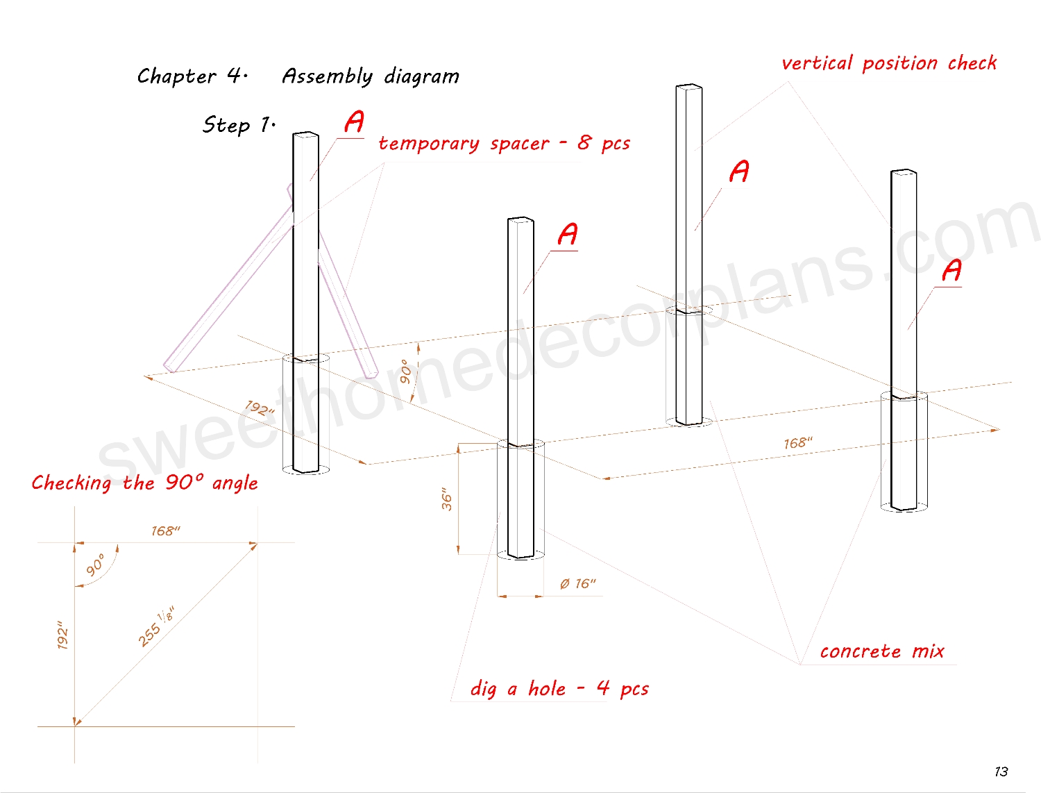 Assembly-diagram-wooden-16-х-14-gable-pavilion-plans-in-pdf