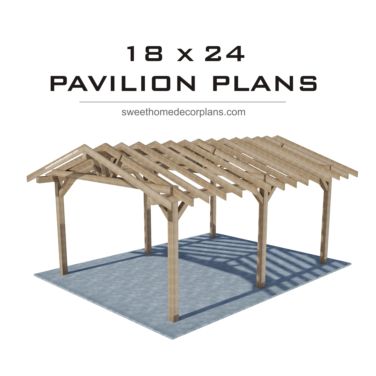 Timber-frame-wooden-18-х-24-gable-pavilion-plans